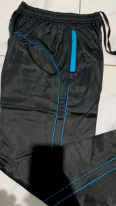 Celana training panjang Jumbo big size olahraga senam jogging gym lari sepeda latihan kaki resleting