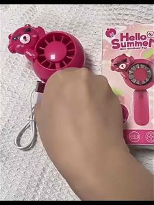 Portable Fan Cartoon Style Three-speed Mini Power