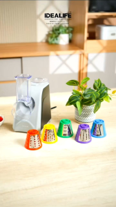 IDEALIFE IL 207 Pemotong Parutan Sayur Bawang Electric Food Processor