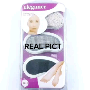 Pedicure Paddle Penghalus Amplas Kaki / Gosokan Kaki Batu Apung / Perawatan Kaki (1 paket isi 3pcs)