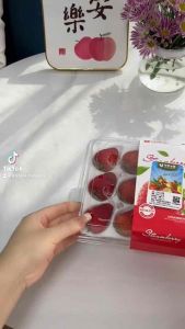 Ring Box Strawberry Design Box Earring Strawberry Design Bekas Cincin Kotak Cincin Kotak Anting Reka Bentuk Strawberi