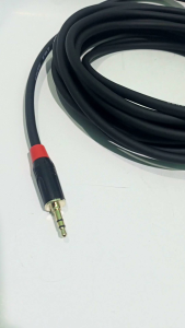 KABEL INPUT JEK TRS AUX 3.5MM TO 2 AKAI 6.5MM KABEL CANARE TERMURAH 1 METER 5 METER