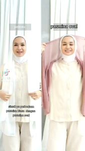 Pashmina Oval Malay Ceruty Baby Doll Premium