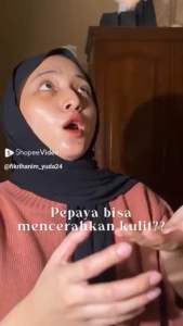 PAPAYA by mamaya sabun pepaya batang | brightening soap | strip hijau orange 135gram-70gram Dyshop22