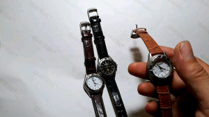 jam tangan wanita klasik A-204-L Analog Strap kulit Tahan Air