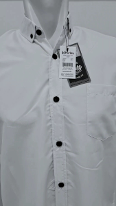 PAKET HEMAT 5 PCS Kemeja Pria Polos Lengan Pendek Slimfit Formal Kasual Kerja Kantor