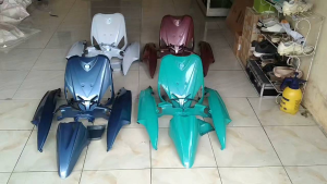 COVER BODY HALUS YAMAHA MIO SPORTY MIO SMILE 2007 2012 COSTUM BARU