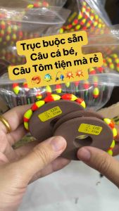 Bộ trục đầy đủ phụ kiện đầy đủ Đủ size: 3m6 - dây #2.0 -4m5 - dây #2.0 - 5m4 dây #3.0 6m3 dây #3.0 1 bộ bao gồm 6 phao 1 bộ thẻo lưỡi đôi 1 chì Chì chặn khoá 8 xoay