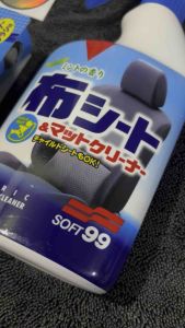 SOFT99 New Fabric Seat Cleaner 400ml with brush - water-based