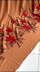 KAIN CRINKLE MOTIF BUNGA | CASSAMIRA