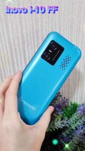 โทรศัพท์ปุ่มกด inovo I-10 FF  2 ซิม จอ 2.9 นิ้ว ปุ่มใหญ่ เสียงดัง กล้อง HD ไฟฉาย 7 มม. แบต 2 500 mAh ใช้งานง่าย  รับประกัน 1 ปี