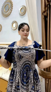 Dress wanita sandara semok pita depan terbaru bestseller