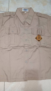 Baju Pramuka Lengan Pendek Laki Laki  SMP SMA-Baju Seragam Pramuka Pendek Laki2 SMP-SMA
