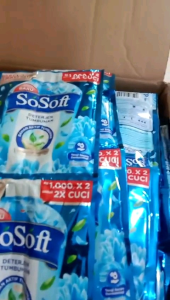 sabun cair sosoft organic renceng 80ml rose & waterlily