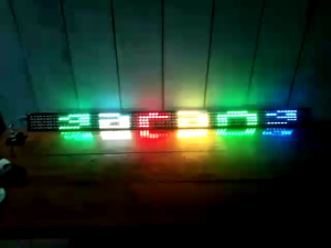 LED wave kaca depan mode animasi dan teks 12 /24v
