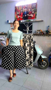 quần  đầm ống váy 9 tấc ống 46-50cmvải lụa mango 2da nhiều màu sắc họa tiết sang trọng mặc máttiện lợi