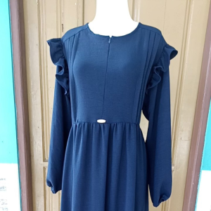 Gamis bahan crinkle || Gamis busui Friendly || Promo Gamis murah