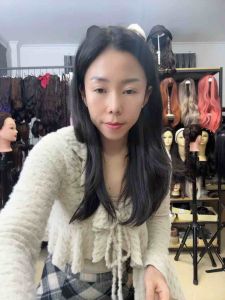 แฮร์พีชลอน และ ตรง ขนาดสั้น 25/35/45ซม ทรงตัว V