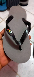 sendal jepit karet sky bahan spon dan rubber abu dongker