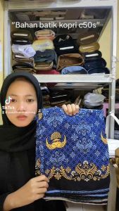 ( ORIGINAL ) KAIN BATIK KORPRI TERBARU KAIN KORPRI TERBARU BAHAN KAIN KORPRI ORIGINAL KATUN LEMBUT C.50