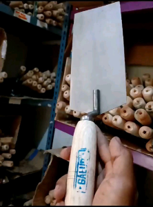 Cetok kotak panjang 20cm semi baja lentur