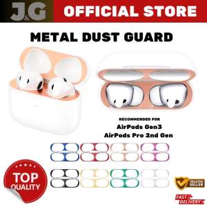 Metal Dust Guard Sticker For AirPods Pro3 Gen4 Gen3 Pro2 Anti-Scratch Dust-Proof Film for AirPods Pro 2nd 3rd 4th Gen