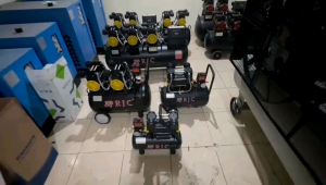 Kompresor Oilless 1hp 24 Liter 10 Liter 750w Silent Compressor listrik 1 hp oiless RJC - 1 hp 10 Liter