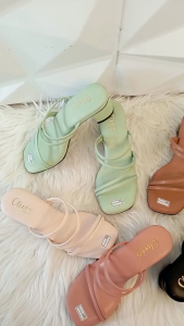 Abigail - Sandal wanita hak tahu full busa - AMOR 01