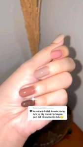 Brasov Nude Nail Polish Kutek Nude BPOM