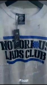 Kaos Oblong Bandung Notorious Lads Club - PLAYER12