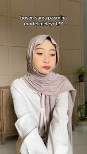PASHMINA KAOS By SARALIAHIJAB Pasmina tegak meleyot Pasmina kaos rayon grade A hijab style hijab