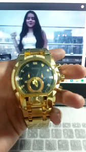 JAM TANGAN RANTAI PRIA INVICTA BOLT Z CP 557 & JAM TANGAN TERBARU FREE BOX