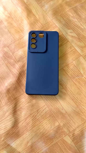 VIVO V27 & V27 PRO Softcase Silicon Macaron FULL BLACK Case Casing VIVO V27 V27 PRO