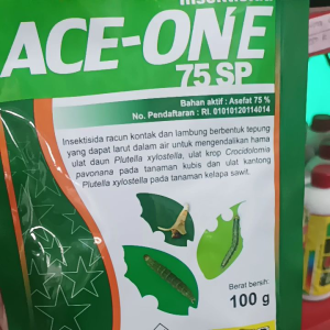 Insektisida ACE ONE 75SP | Asefat racun ulat tanaman
