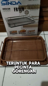 saringan minyak/cooper crysper try fika/peniris minyak/baking try