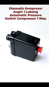Otomatis Kompresor Angin 1 Lubang Automatic Pressure Switch Compressor 1 Way ( 1 cabang )