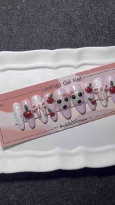 เล็บปลอมเจลแท้ 💯🐻 งานน่ารักๆ แถมฟรีอุปกรณ์ติดเล็บครบชุด 💅🏽