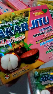 obat asam urat akar jitu/sari manggis