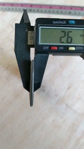 Besi Plat Lebar 38 cm Tebal 25 mm Panjang 20 cm