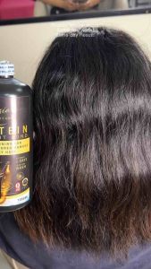 Asia Protein Straight-bond Set - Protein Straightening Bonding Agent - 99% Treatment - Hair Care for Bleached  damage Colored Dry Hair - Daily Moisture and Smooth Shine -