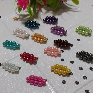 [COD]  isi 12pcs/Bros dagu hijab mutiara oval
