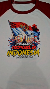 kaos Atasan anak-anak / Kaos Raglan 3\4 Anak/ kaos oblong anak-anak \ kaos anak 17 Agustus ke 80