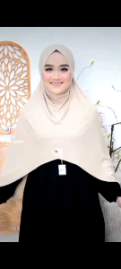 Hijab Eljiso Sahira non pet - hijab instan Jersey premium lembut dan nyaman