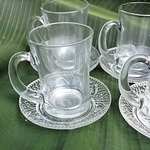 paket cangkir kopi 12pcs/gelas kopi dan tatakan