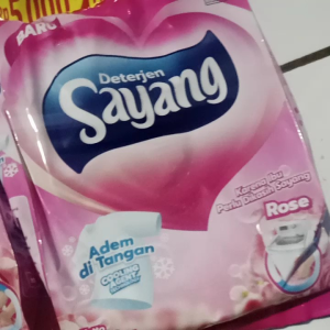paket cuci baju&piring (3pcs deterjen sayang bubuk 260 gram+1pcs max bio 500 ml)
