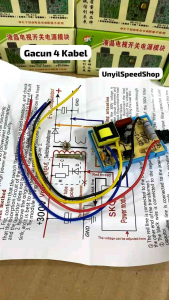 GACUN 4 KABEL 180 WATT DARI 14 INCH SAMPAI 60 INCH BUAT MODIF PSU LED/LED