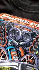 Kaos Anak Trendy Umur 3-12 Tahun: Desain Bumble Bee & Stiker Bebas