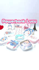 Power Bank Karakter Mini 8000 mAh - Charging Lucu Motif Kartun Motif Random