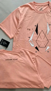 Kaos Volcom Stone Tritone Salem 0192 T-shirt Distro Surfing Pria Lengan Pendek Oblong Motif Terbaru