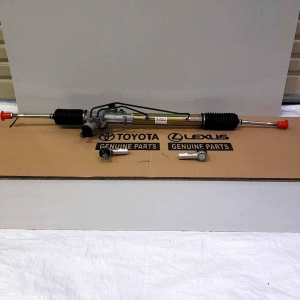 RACK STEER BAK STIR TOYOTA KIJANG 7K POWER STEERING 44250-0B020 + TIE R0D 1SET ASLI OEM BARU 0RIGINAL GARANSI 2BULAN